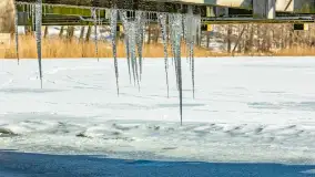 Wydminy i most garbaty w okowach mazurskiej zimy, luty 2026 r. - zdjęcie 43