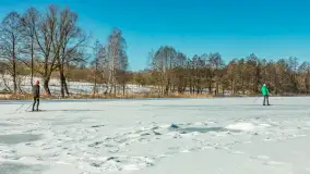 Wydminy i most garbaty w okowach mazurskiej zimy, luty 2026 r. - zdjęcie 39