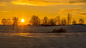 Zachód słońca nad łąkami i polami, okolice Marcinowej Woli - zdjęcie 14