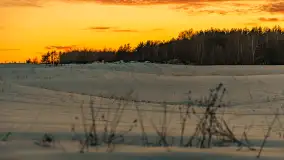 Zachód słońca nad łąkami i polami, okolice Marcinowej Woli - zdjęcie 10