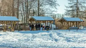 Orzysz i... orzyskie morsy nad jeziorem Orzysz w zimowej scenerii - zdjęcie 33