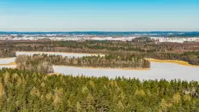 Wydminy i jezioro Wydmińskie z lotu ptaka, luty 2026 r. - zdjęcie 37