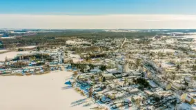 Wydminy i jezioro Wydmińskie z lotu ptaka, luty 2026 r. - zdjęcie 49