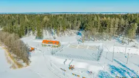 Wydminy i jezioro Wydmińskie z lotu ptaka, luty 2026 r. - zdjęcie 36