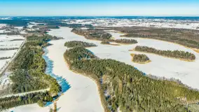 Wydminy i jezioro Wydmińskie z lotu ptaka, luty 2026 r. - zdjęcie 48