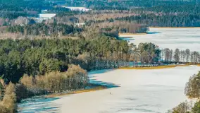 Wydminy i jezioro Wydmińskie z lotu ptaka, luty 2026 r. - zdjęcie 34