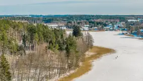 Wydminy i jezioro Wydmińskie z lotu ptaka, luty 2026 r. - zdjęcie 64