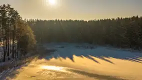 Mix ujęć z lotu ptaka w zimowej wersji Mazur - cz. 1 - zdjęcie 14