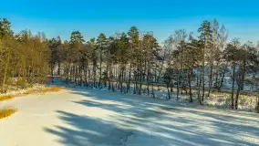 Mix ujęć z lotu ptaka w zimowej wersji Mazur - cz. 1 - zdjęcie 38