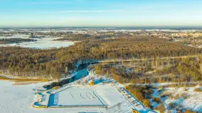 Mix ujęć z lotu ptaka w zimowej wersji Mazur - cz. 1 - zdjęcie 16