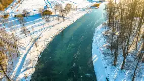 Mix ujęć z lotu ptaka w zimowej wersji Mazur - cz. 1 - zdjęcie 34