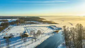 Mix ujęć z lotu ptaka w zimowej wersji Mazur - cz. 1 - zdjęcie 20