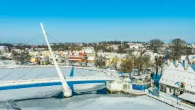 Mix ujęć z lotu ptaka w zimowej wersji Mazur - cz. 2 - zdjęcie 1