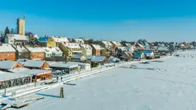 Mix ujęć z lotu ptaka w zimowej wersji Mazur - cz. 2 - zdjęcie 17