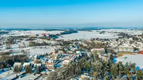 Mix ujęć z lotu ptaka w zimowej wersji Mazur - cz. 2 - zdjęcie 13