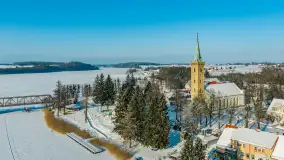 Mix ujęć z lotu ptaka w zimowej wersji Mazur - cz. 2 - zdjęcie 33