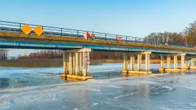 Mix ujęć z lotu ptaka w zimowej wersji Mazur - cz. 2 - zdjęcie 27