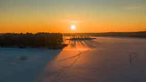 Mix ujęć z lotu ptaka w zimowej wersji Mazur - cz. 2 - zdjęcie 14