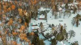 Mix ujęć z lotu ptaka w zimowej wersji Mazur - cz. 2 - zdjęcie 31