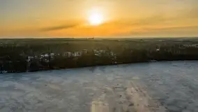 Przedwiośnie z drona nad jeziorem Ublik Mały, marzec 2026 r. - zdjęcie 21