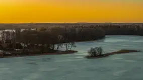 Przedwiośnie z drona, jezioro Kisajno, marzec 2026 r. - zdjęcie 28