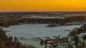 Przedwiośnie z drona, jezioro Kisajno, marzec 2026 r. - zdjęcie 20