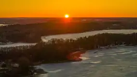 Przedwiośnie z drona, jezioro Kisajno, marzec 2026 r. - zdjęcie 42