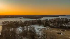 Przedwiośnie z drona, jezioro Kisajno, marzec 2026 r. - zdjęcie 25