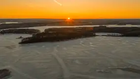 Przedwiośnie z drona, jezioro Kisajno, marzec 2026 r. - zdjęcie 60