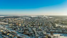 Mix ujęć z lotu ptaka w zimowej wersji Mazur - cz. 3 - zdjęcie 23