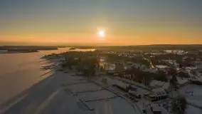 Mix ujęć z lotu ptaka w zimowej wersji Mazur - cz. 3 - zdjęcie 4