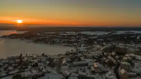 Mix ujęć z lotu ptaka w zimowej wersji Mazur - cz. 3 - zdjęcie 14