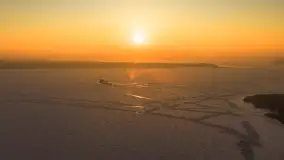 Mix ujęć z lotu ptaka w zimowej wersji Mazur - cz. 3 - zdjęcie 45