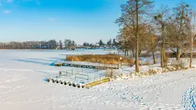 Mix ujęć z lotu ptaka w zimowej wersji Mazur - cz. 3 - zdjęcie 30