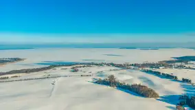 Mix ujęć z lotu ptaka w zimowej wersji Mazur - cz. 3 - zdjęcie 43