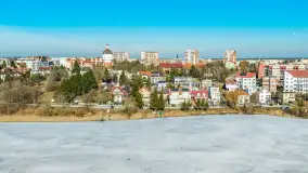 Przedwiośnie w Ełku z drona, okolice ulicy Zamkowej, marzec 2026 r. - zdjęcie 48