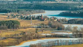 Przedwiośnie nad jeziorami przy wsi Klusy, marzec 2026 r. - zdjęcie 20