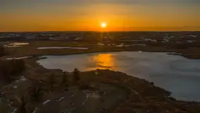 Przedwiośnie o zachodzie słońca nad jeziorem Kruklin, marzec 2026 r. - zdjęcie 27