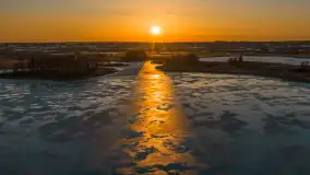 Przedwiośnie o zachodzie słońca nad jeziorem Kruklin, marzec 2026 r. - zdjęcie 17