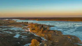 Przedwiośnie o zachodzie słońca nad jeziorem Kruklin, marzec 2026 r. - zdjęcie 3