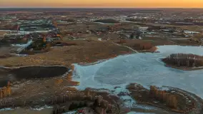 Przedwiośnie o zachodzie słońca nad jeziorem Kruklin, marzec 2026 r. - zdjęcie 16