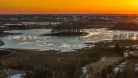 Przedwiośnie o zachodzie słońca nad jeziorem Kruklin, marzec 2026 r. - zdjęcie 45