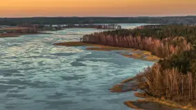 Przedwiośnie o zachodzie słońca nad jeziorem Kruklin, marzec 2026 r. - zdjęcie 22