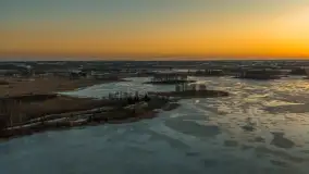 Przedwiośnie o zachodzie słońca nad jeziorem Kruklin, marzec 2026 r. - zdjęcie 36