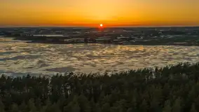 Przedwiośnie o zachodzie słońca nad jeziorem Kruklin, marzec 2026 r. - zdjęcie 23