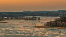 Przedwiośnie o zachodzie słońca nad jeziorem Kruklin, marzec 2026 r. - zdjęcie 24