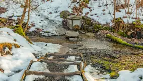 Zachód słońca nad jeziorem Ublik Mały, marzec 2026 r. - zdjęcie 6