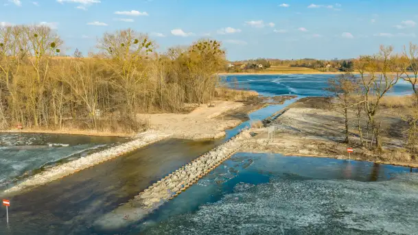 Kanał Niegocin - Grajewko nabiera kształtów, marzec 2026 r.