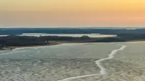 Jezioro Mamry i Święcajty z drona, marzec 2026 r. - zdjęcie 5