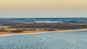 Jezioro Mamry i Święcajty z drona, marzec 2026 r. - zdjęcie 10